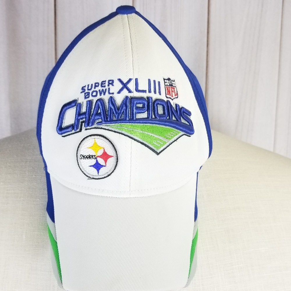 Super Bowl Hat NFL Throwback Reebok XLIII Champion